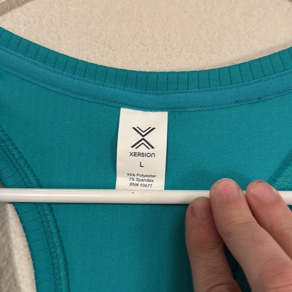 Womens Xertion Rib Racer Back Tank - Picture 2 of 5